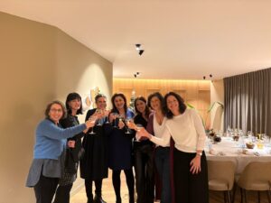 cena de navidad de la asociacion hispasante de Bruselas